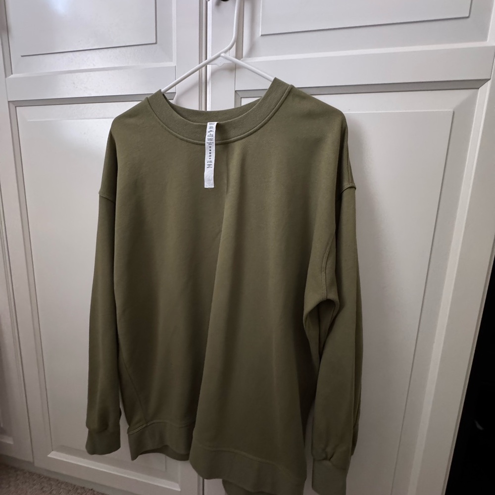 Olive Green Crewneck Sweater